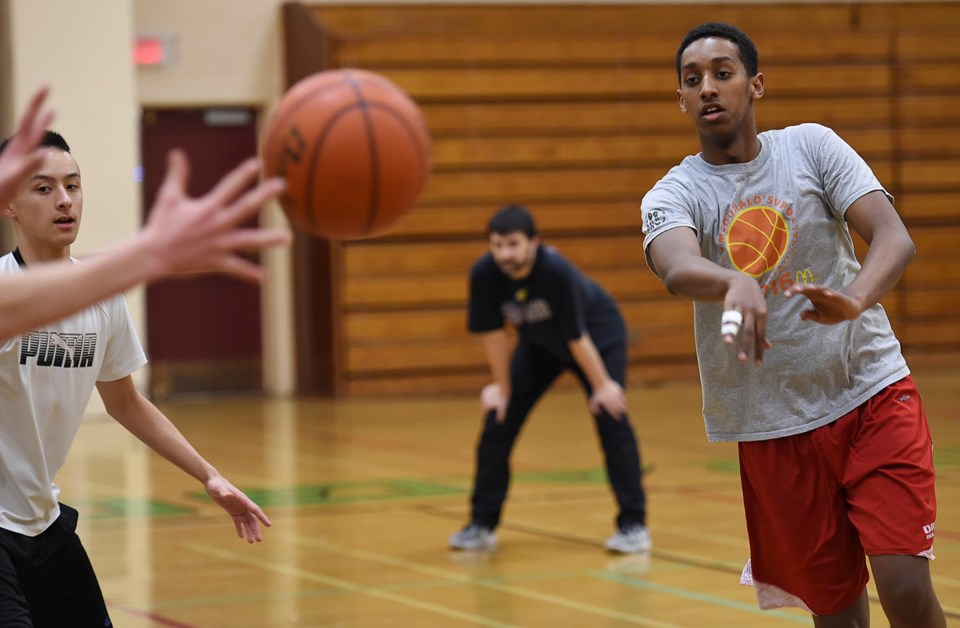 basketball king george Teclehaimanot