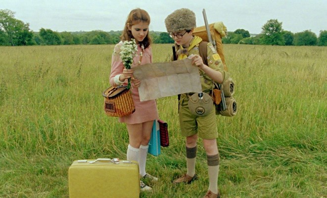 Wes Anderson's Moonrise Kingdom charmed with stylish set pieces and a star-studded cast.