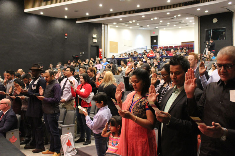 Nine new Canadian citizens sworn in before Toronto Blue Jays game –  Winnipeg Free Press