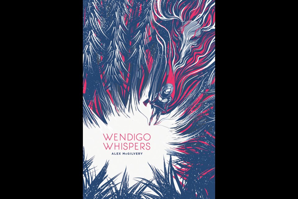 Matt Kehler’s cover art for former Flin Flonner Alex McGilvery’s soon-to-be-released novel “Wendigo Whispers.”