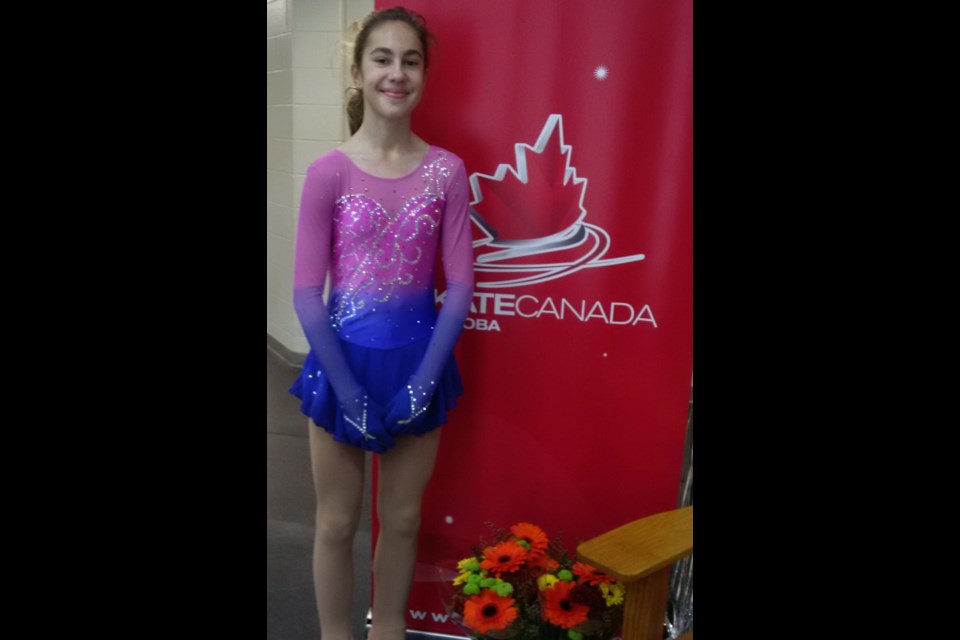 Skate Thompson’s Megan Szabo competed at the 2018 Skate Canada Manitoba Sectional Championship Nov. 4-5 in Virden.