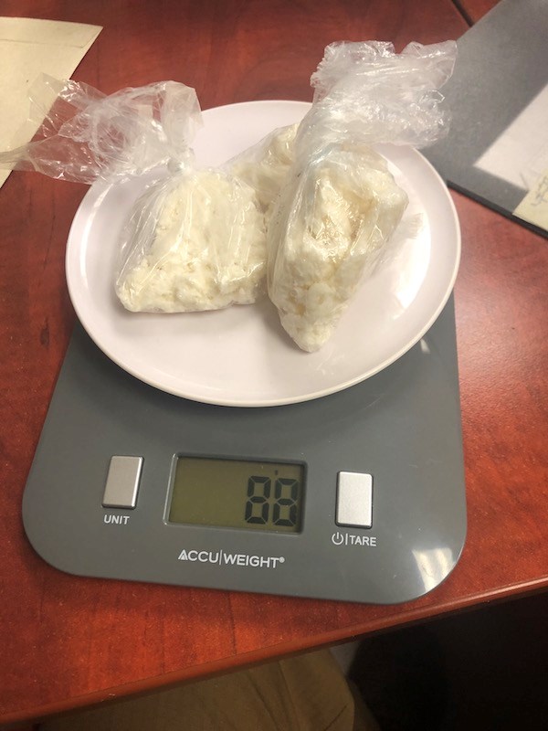 Thompson RCMP seized about 88 grams of crack cocaine after pulling over a vehicle that rolled throug