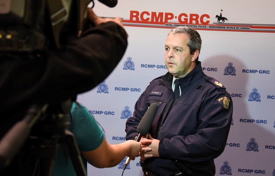 Manitoba “D” Division RCMP media relations officer Sgt. Bert Paquet updates media Feb. 4