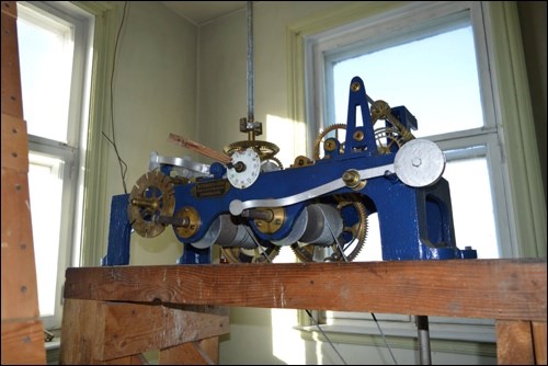 The inner workings of the clock tower. Photos submitted