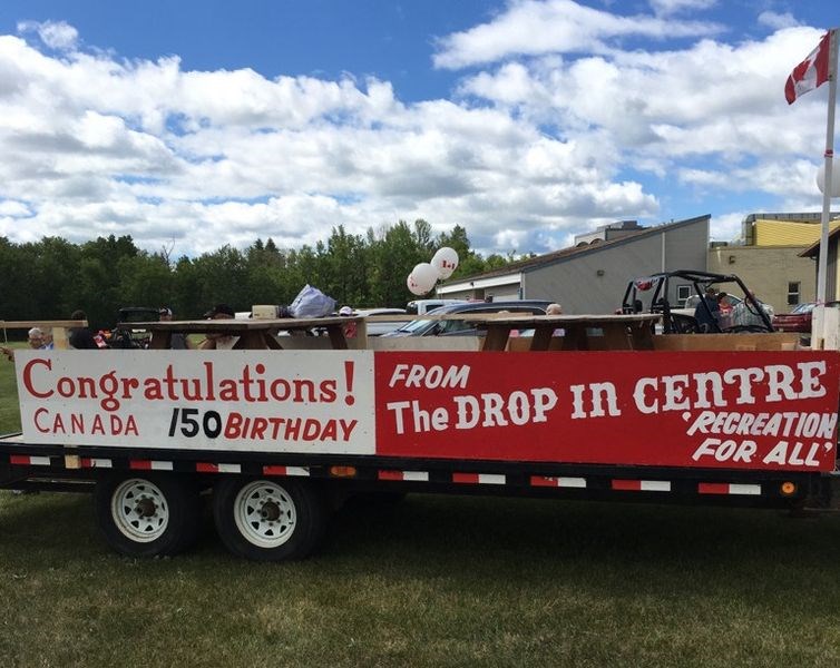 Pelly Happy Hearts Drop-in Centre float was among entries in the community’s parade.