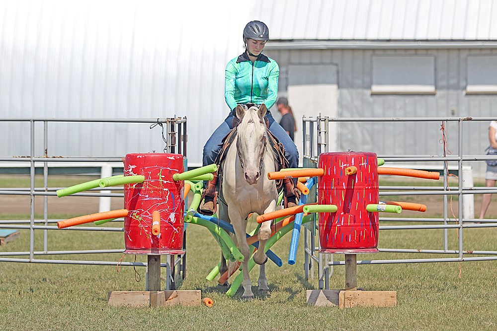 Horse riding obstacle course a new event at Melfort Exhibition