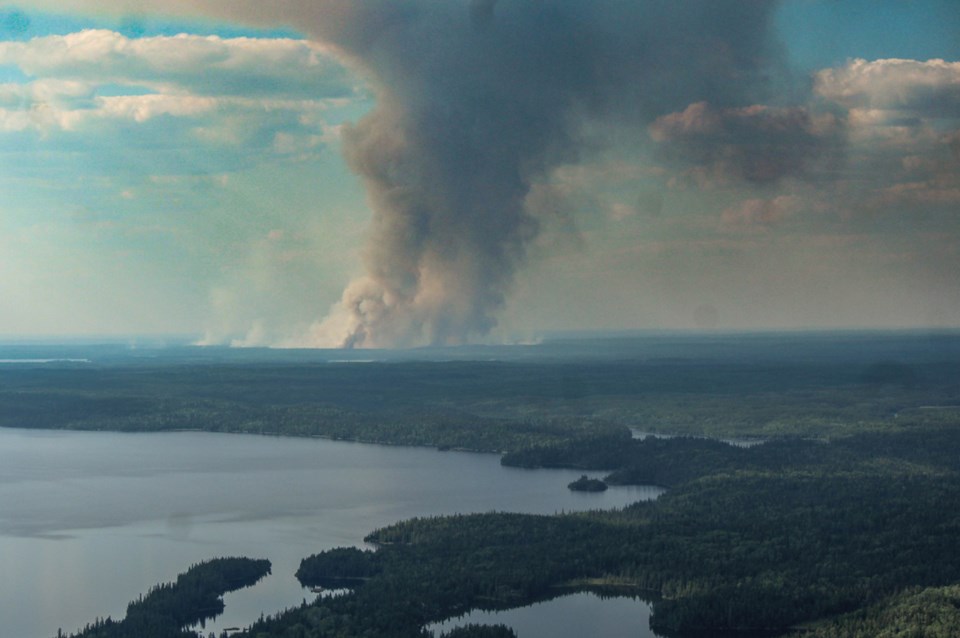 Kisseynew Lake fire