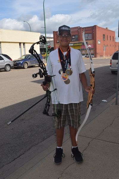 Randall Dre Friday of Kylemore and a member of the Cote First Nation, returned recently from the North American Indigenous Games in Toronto last month with a bronze medal. That medal is one of 12 gold, silver and bronze medals he has won in the sport within the past year.