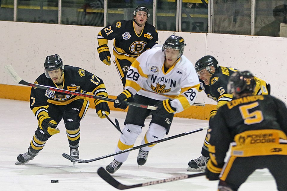 Nipawin Hawks Shut Down Estevan Bruins For Third Straight Win 