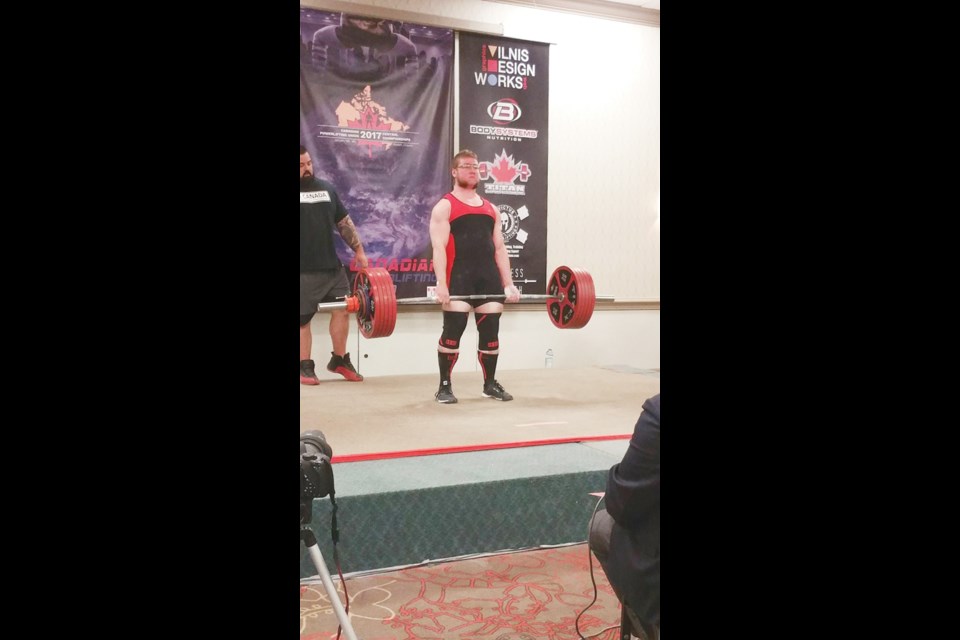 Gage Bush had a big year in powerlifting