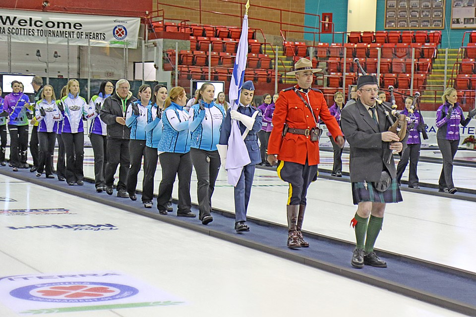 The Viterra Scotties Women’s Curling Provincials began in Melfort Jan. 2. Review Photo/Devan C. Tasa