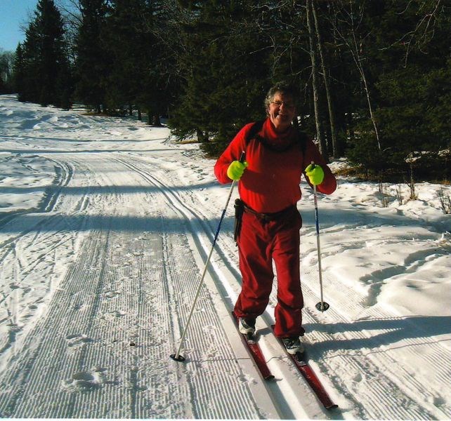 Jim and Sharon Rudy of Kamsack, who have been cross-country skiing for about 30 years, and have been participating in the Duck Mountain Loppet for about 20 of those years, were enjoying themselves this winter along the set trails that the Loppet will be using at Madge Lake.