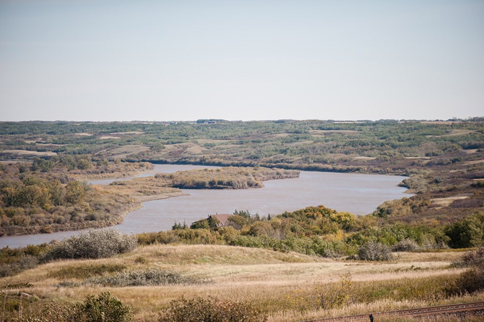 North Saskatchewan River Valley at Borden