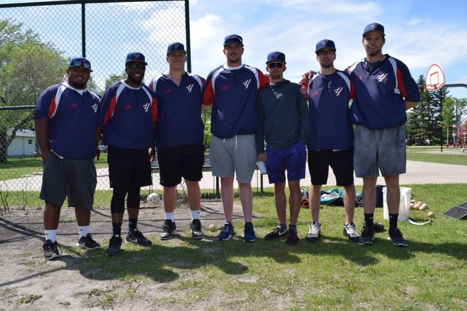 Baseball clinic instructors