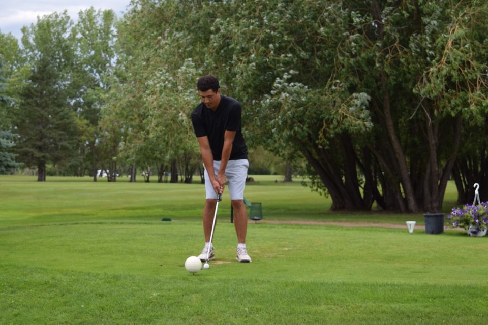 On July 8, a total of 72 golfers took part in the Canora Golf and Country Club Hole in One tournament. Among those competing in the tournament, were: Carson Dennis