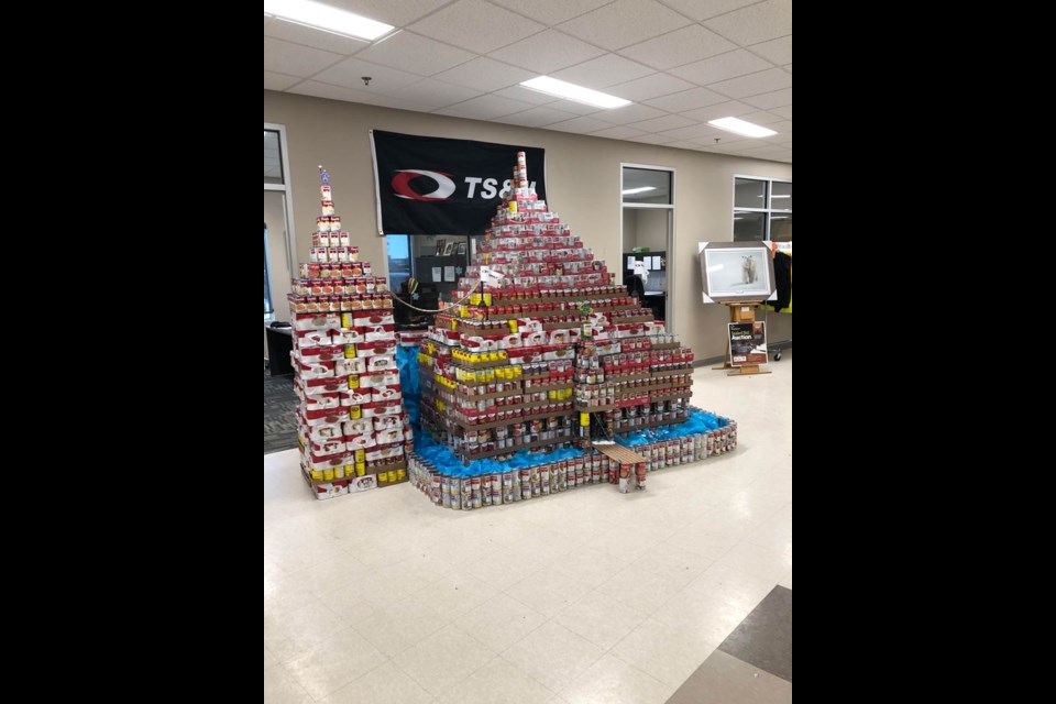 The soup mountain at TS&M Supply. Photo submitted