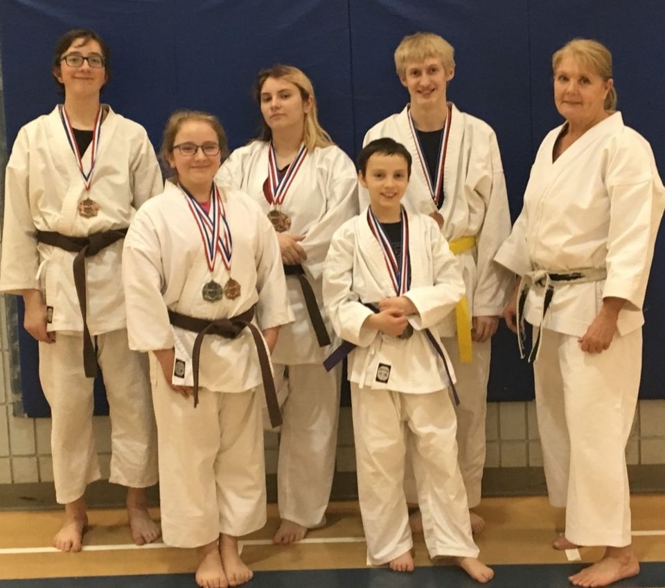 Karate competition group