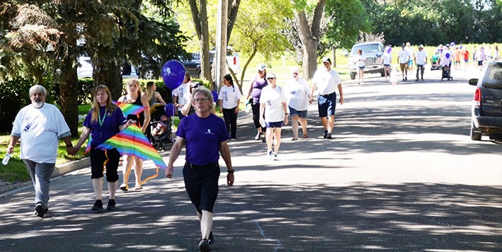 The Walk to End ALS took place in Carlyle on Saturday, July 27 with approximately 30 participants.