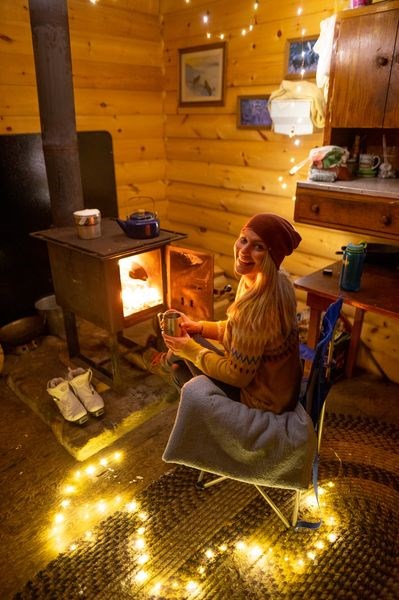 Saskatchewanderer in Trail Shelter