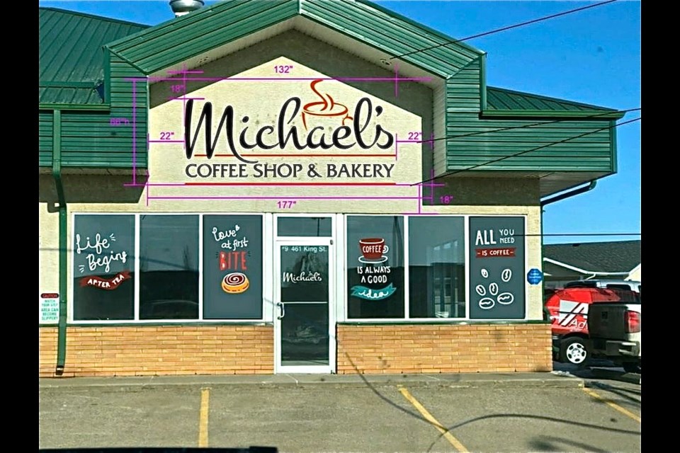 Michael’s Coffee Shop and Bakery will be located at No. 9 461 King Street in Estevan. Photo submitted