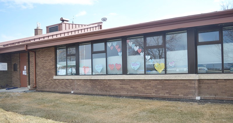 Hearts in the Window