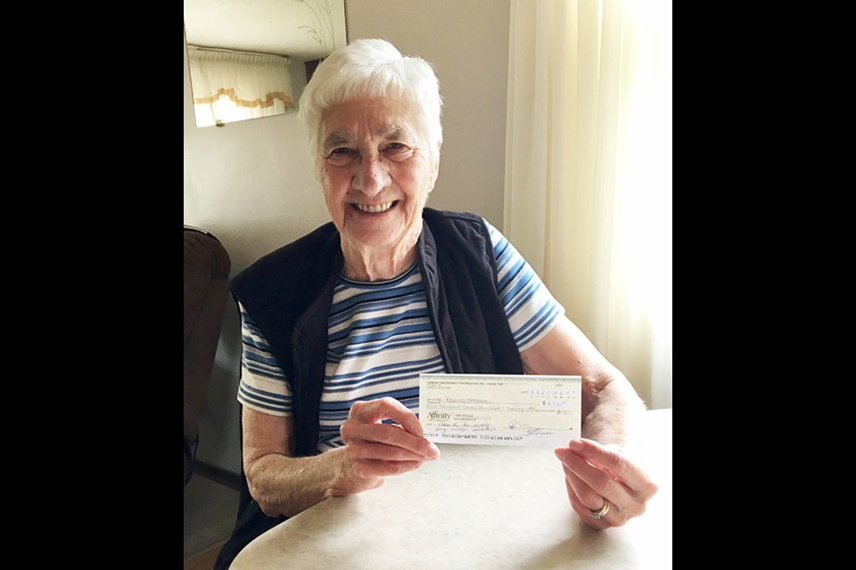 Phyllis Morrow’s ticket was drawn first and she became the Chase the Ace weekly winner.