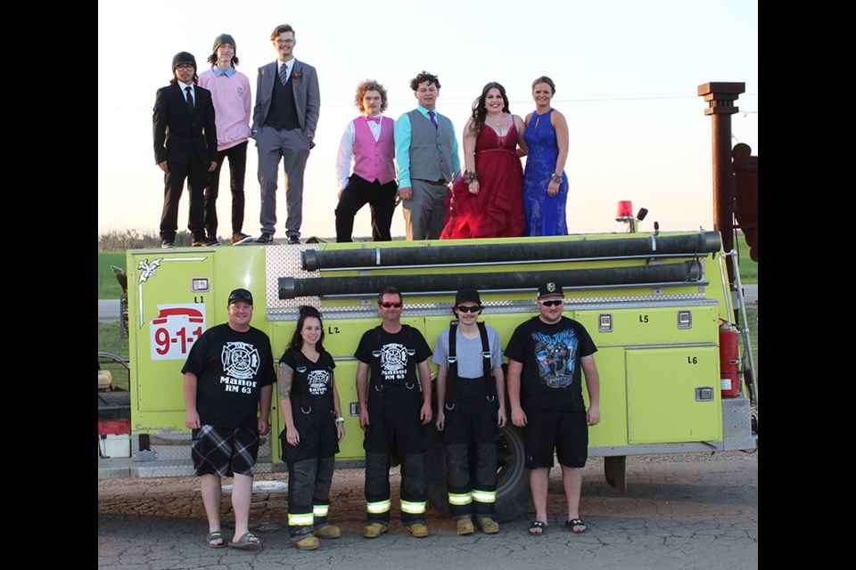 The 2020 graduates of Manor School celebrated graduation on June 12 with a parade and Power Point presentation.