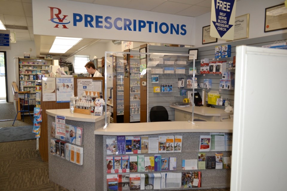 The pharmacy at Henders Drugs has knowledgeable, hard-working pharmacists eager to help customers.