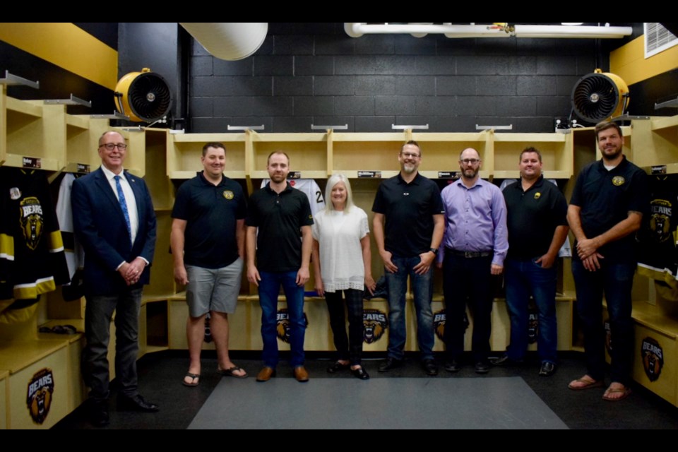 Photos Estevan Bears' dressing room dedicated to the late