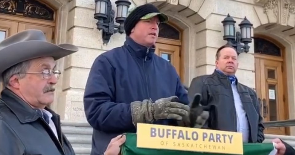 Buffalo Party Protest