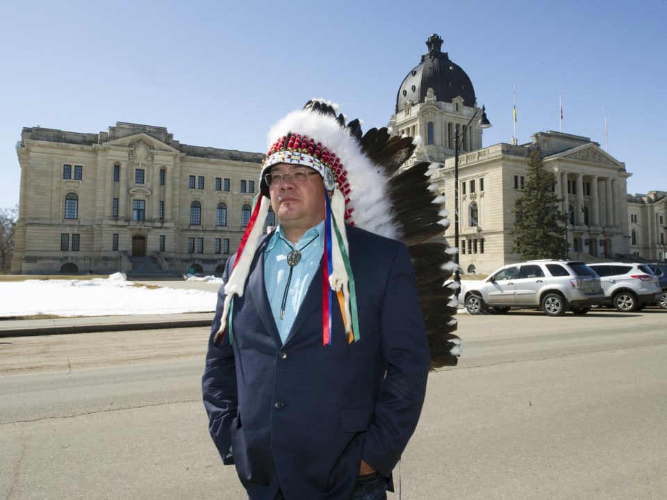 Pheasant Rump First Nation Chief Ira McArthur