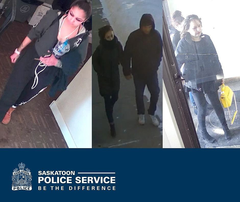 The Saskatoon Police Service is requesting the public’s assistance in identifying persons of interes