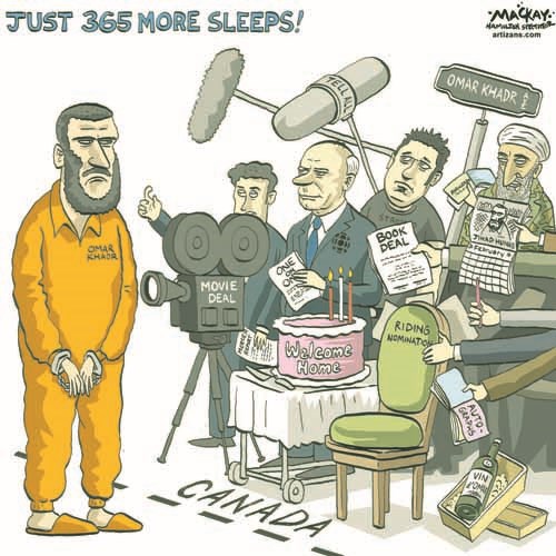 Only 365 more days before Canadian media greets Omar Khadr.