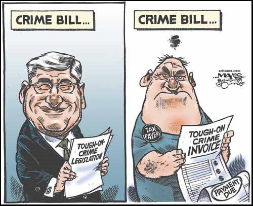 Stephen Harper's Crime Bill costs taxpayers