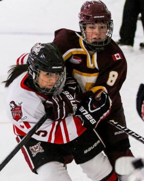 Sydney Hill of Redvers will be playing defense for Team Saskatchewan during the upcoming Canada Winter Games in Prince George, B.C. Throughout the school year, Hill attends Warner Hockey School in Warner, Alberta and in spring and summer, plays for the 鶹Ƶ Sask. Prairie Ice and the Anaheim Lady Ducks. The 16-year-old says her ambitions include playing hockey at the college or university level in either the U.S. or Canada and “getting a great education.”