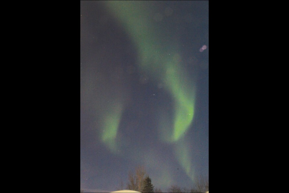 The Northern Lights could be seen from far and wide last Sunday night, as the bright green lights danced over the area. The cold temperatures made for a chilly night of stargazing, but locals were not disappointed with the view.