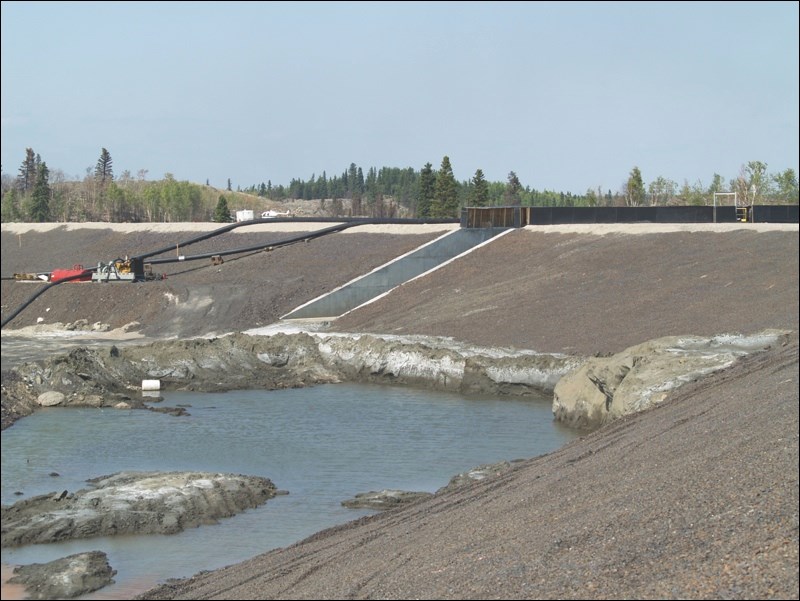 The Flin Flon tailings pond