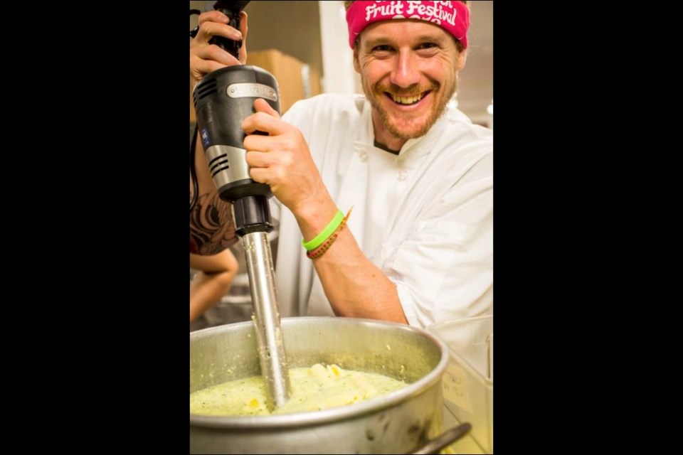 Raw food chef Chris Kendall. Photos submitted