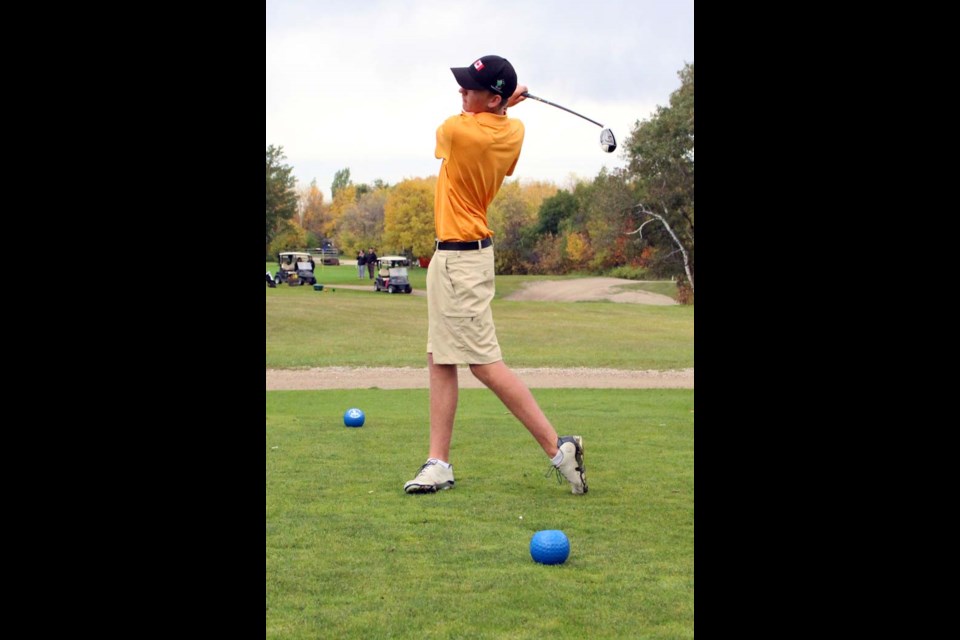 Stephen Oleskiw was the highest finisher for the Sacred Heart team finishing 12th out of 64 golfers on the weekend.