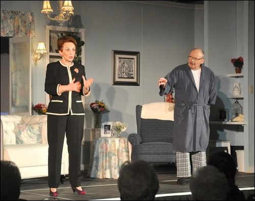 Eleanor Voegeli and Bill Wells as Rose and Walsh.