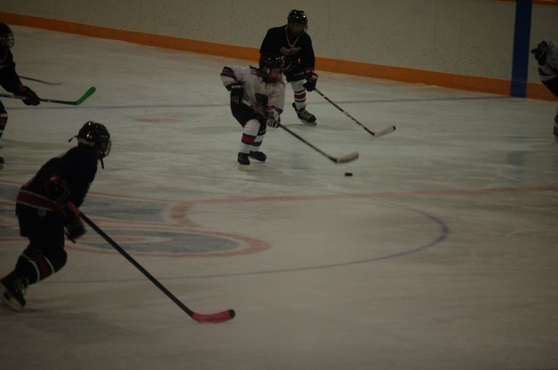 Trever Geistlinger had a break away that ended in a goal for the Preeceville Peewee Pats during a home game on November 29.