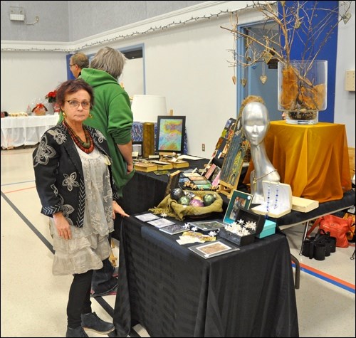 Artist Kamila Badura, who is one of several vendors who are tenants of ARC Creative Studios in North Battleford, was among the artists displaying their work for sale at the Historic Battleford Lions Christmas Bazaar