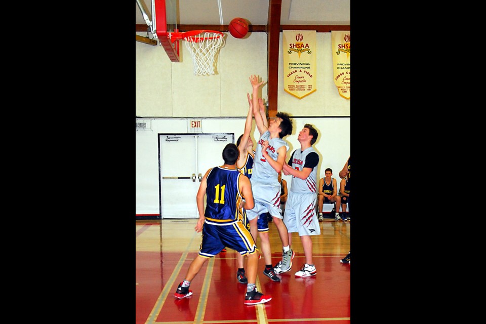 Nathan Bucsis and Kyle Strelioff were two of the Canora Cougars’ strongest players during the Cougars’ home tournament Friday and Saturday.