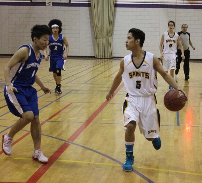 Jake Javier will be looked upon to help lead the Sacred Heart offence at the York City Classic. The Saints are coming off their best offensive performance, an 82-59 win over Kamsack.