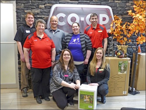 Investment Committee — Discovery Co-op has formed an Employee Community Investment Committee. This employee-led committee supports a portion of Co-op's local giving to programs and organizations that matter to employees. In the photo are Ryan Silver, Hali Nahirney, Robbie Reed, Megan Cook, Renee Sperling (from Big Brothers Big Sisters), Brian Frijouf and Jessica Lobb. Photo submitted