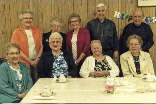 Action Now members celebrating birthdays in March and April are: back row – Ruth St. Marie, Fay Taylor, Darlene Keall, Theo Omelchenko and Paul Bilanski; seated – Clara Yockey, Margaret Fedun, Eileen Kerslake and Agnes Lucarz. Photos submitted