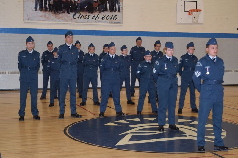 The Kamsack air cadet squadron held it last parade of the 2015-16 training year at the KCI gym on May 18.