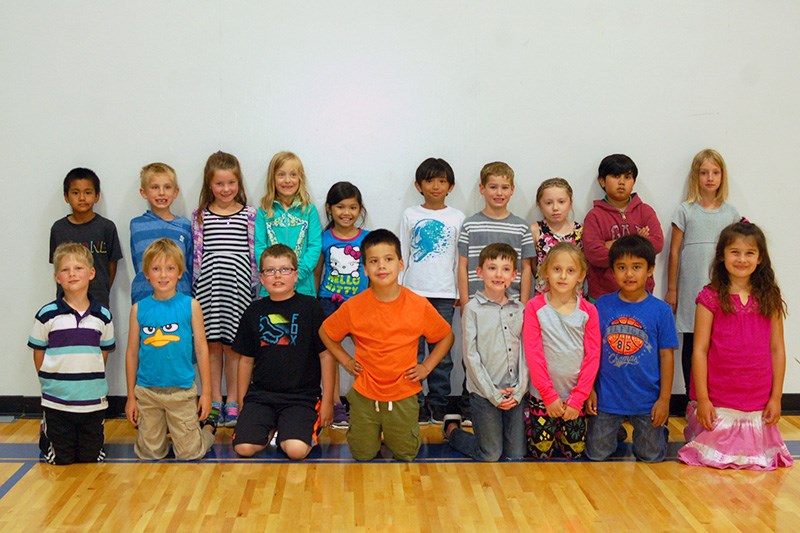 Preeceville Grade 1 students