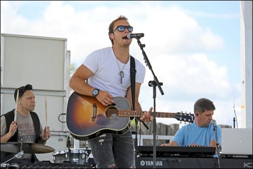 Bruin Eberle of the band Bruin preformed a variety of different genres for the crowd at Fort Fest at Fort Battleford on July 16.