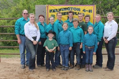 The Kelvington 4-H Beef Club hosted its achievement day on June 5. Members, from left, were: (back row) Brent Elmy, Mindy Niezgoda, Dana Balaski, Nathan Niezgoda, John Ake, Dustin Spray, Bradley Elmy, Kelsey Elmy and Shandra Moxham, and (front) Sheena Moxham, Kendra Ewen, Hannah Perron, Shen Perron and Amber Spray.